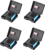 Pack of 4 Plastic Protective Storage Case Boxes Compatible by Unknown