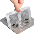 Disposable Shower Drain Cover Hair Catcher Shower Drain Mesh Stickers, - Image 2