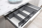 Onerbuy 8pcs Adjustable Grid Drawer Dividers DIY Plastic Closet Separator Tidy - Image 6