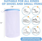 2 Pack Shoes Wash Bags, Shoe Washing Machine Bag, shoe laundry bag - Image 2