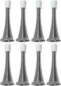 Litepak Spring Door Stop 3" Premium Heavy Duty Stopper Steel w/Plastic Bumper by Litepak