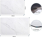 Marble Pattern Dish Drying Mat, Absorbent Coffee Bar Mat - Image 3