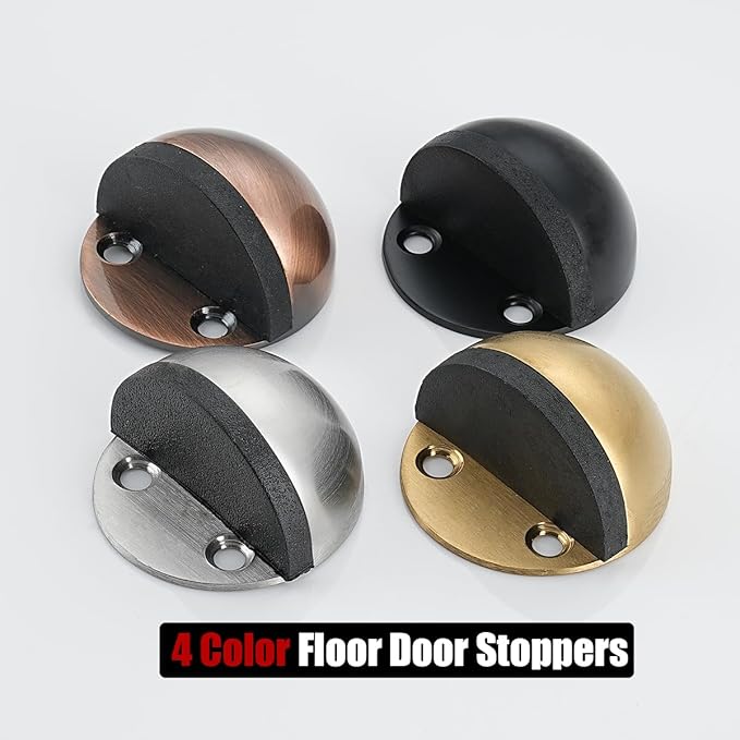 JQK Floor Door Stopper, Snowboard Hanger Storage Stainless Steel Sound - Image 8