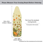 Hippie Flower Ironing Board Cover and Pad, Stretch Thick Scorch Resistant - Image 5