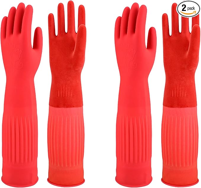 North Tower Rubber Gloves Kitchen Cleaning by GOLVESHELPYOUIMPROVELIFE