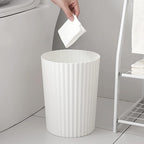 JiatuA Small Trash Can Plastic Wastebasket Round Garbage Container Bin - Image 2