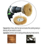 5pcs Brass Wire Wheel Brush Kit - Image 7