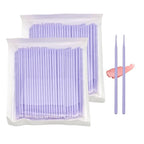 200-Pack Micro Cotton Swabs for Eyelash Extensions | 2mm Cotton Tip Applicators by Ksvsonrvi