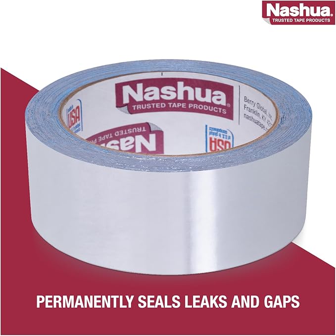 Nashua 361-11 Foil Tape for Waterproofing Repair, 11 mil Thick, 10 m Length - Image 2