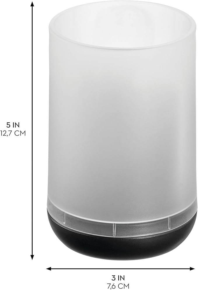 iDesign Toothbrush Holder with 3 Divided Sections - Image 2