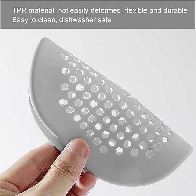 2 Pieces Shower Drain Hair Catcher Bathtub Stopper Home Drain Protectors Drain - Image 4