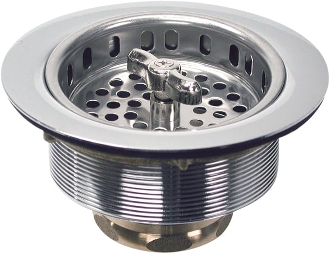 DANCO Twist Tight Kitchen Sink Strainer Assembly, 3-1/2 inch, Stainless Steel by DANCO