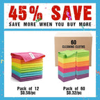 Orighty Microfiber Cleaning Cloth Pack of 60, Microfiber Towels - Image 2