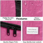 ClearSpace Heavy Duty Moving Bags or Storage Bags – Pink Storage Bins - Image 3