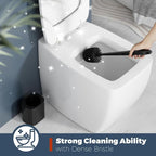 Toilet Brush, 2 Pack Toilet Brush and Holder Set Bathroom Accessories, Toilet - Image 3