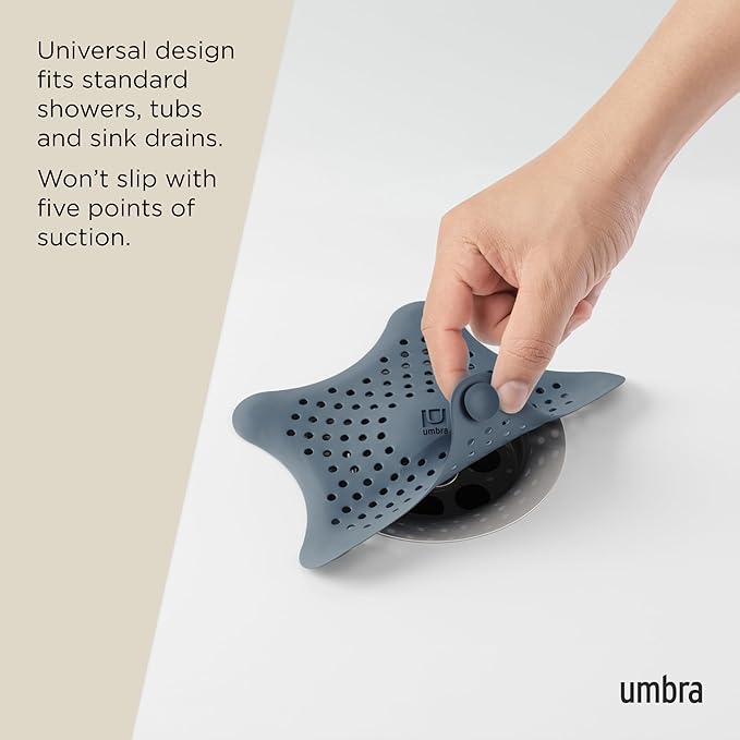 Umbra Starfish Hair Catcher, Fun Drain Cover Fits Most Standard Tub and Shower - Image 5