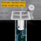 Disposable Shower Drain Hair Catcher Stickers, 90 Pack, 3.94x3.94 inch Mesh - Image 2