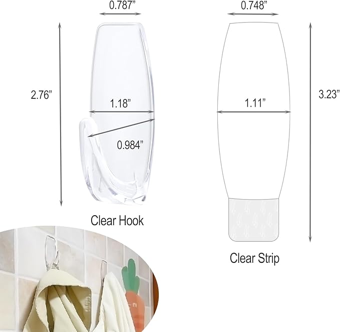 12 Large Wall Hooks for Hanging Heavy Duty, - Image 2