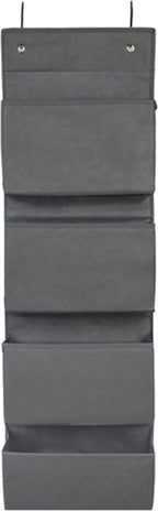 Joyful Moose Over the Door Hanging Organizer Closet Storage Bins Grey by JoyfulMoose