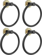 SetSail Towel Holder for Bathroom Wall 4 Packs Towel Ring Stainless Steel Heavy by SetSail