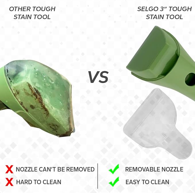 Replacement Green 3" Tough Stain Brush Tool - Image 3
