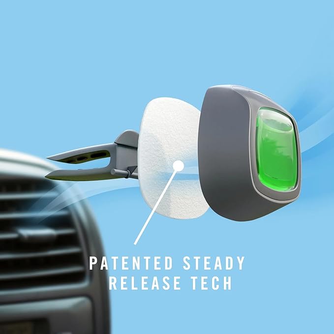 Febreze Vent Clip Car Air Freshener, Odor Eliminator, Auto Noir Scent, 4 Clips - Image 3