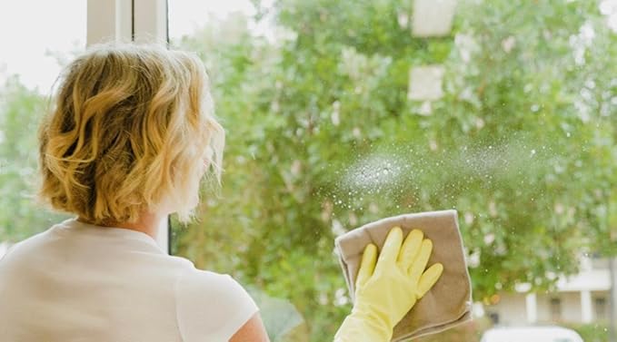 Household Gloves Latex Free Cleaning Grey and Yellow Gloves - Image 8