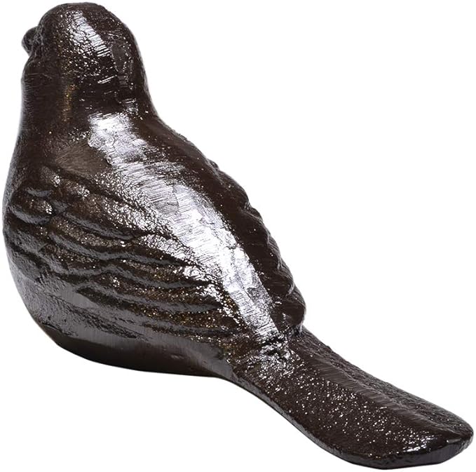 Door Stopper Wedge, Heavy Duty Cast Iron Decorative Bird Door Stops, Rustic - Image 4