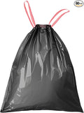 4 Gallon Trash Bag Drawstring, Small Garbage Bags, 1.2Mil Thickness, 45 * 50cm by BUYITNOW