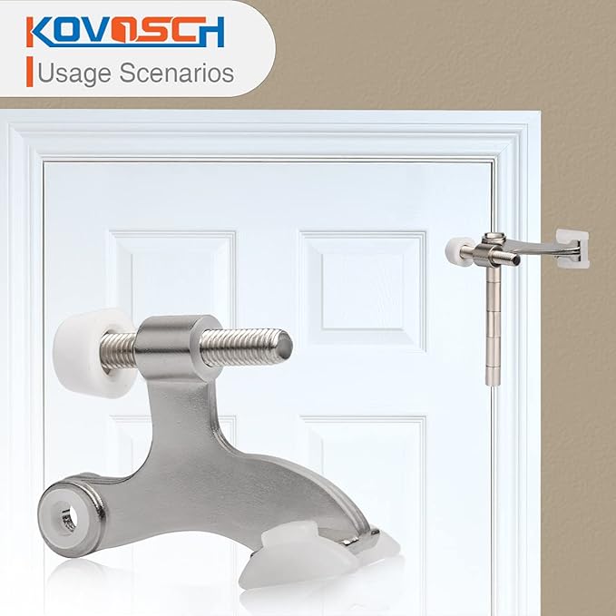 16 Pack Hinge Pin Door Stopper Brushed Satin Nickel - Image 5