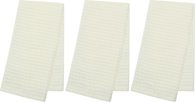 Mia's Dream Premium Cotton Waffle Bathroom Towel Set, 3 Pack Quick Drying - Image 2