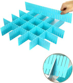 8pcs DIY Plastic Drawer Organizer Adjustable Drawer Dividers - Image 2