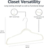 Amazon Basics Slim Velvet Non-Slip Space Saving Suit Clothes Hangers - Image 5