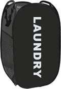 Collapsible Laundry Basket Foldable Laundry Hamper Pop Up Basket Dirty Clothes by Aplter
