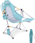KingCamp Hammock Chair with Footrest – Heavy Duty Swinging Rocking Camping Chairs for Adults up to 400lbs, Folding Portable Oversized Rocker with Cup Holder & Pillow for Outdoor Beach Lawn RV Sports by KingCamp