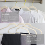 MIZGI Premium Velvet Hangers Pack 50 Pcs Heavyduty - Image 4