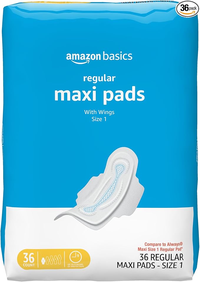 Amazon Basics Thick Maxi Pads by AmazonBasics
