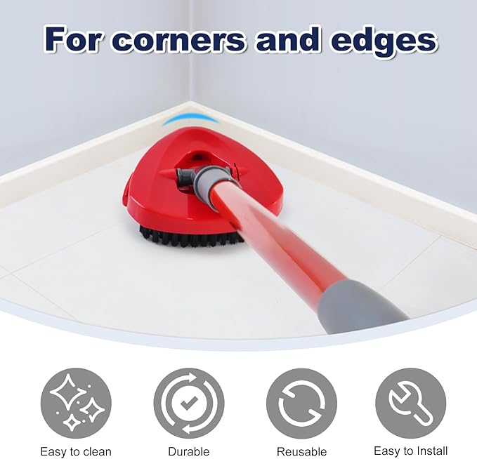 Scrubber Mop Head for Ocedar, Upgrade Scrub Brush for Ocedar, Spin Mop Scrub - Image 8