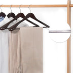 Nature Smile Luxury Mahogany Wooden Suit Hangers - Image 5