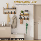 29 inch Coat Rack Wall Mount - Image 6