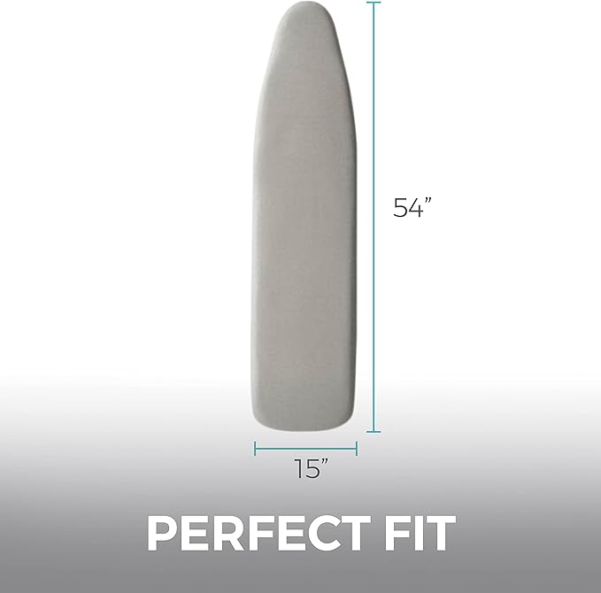 HOME GENIE Ironing Board Cover, Extra Thick Padding, Scorch Resistant Silicone - Image 7