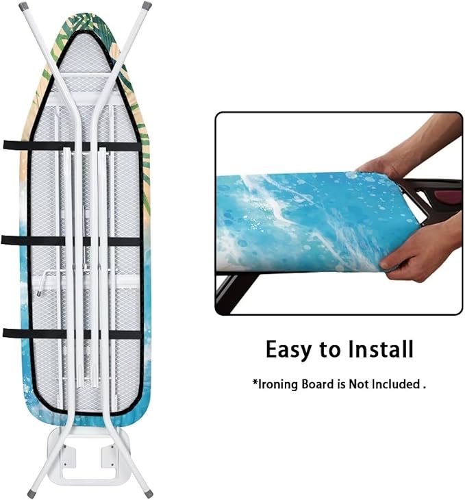 Beach Theme Ironing Board Cover and Pad Fits 15" x 54" Standard Boards - Image 5