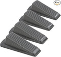 4 Pack Door Stoppers for Bottom of Door, Rubber Door Stopper Wedge, Sturdy by Utron
