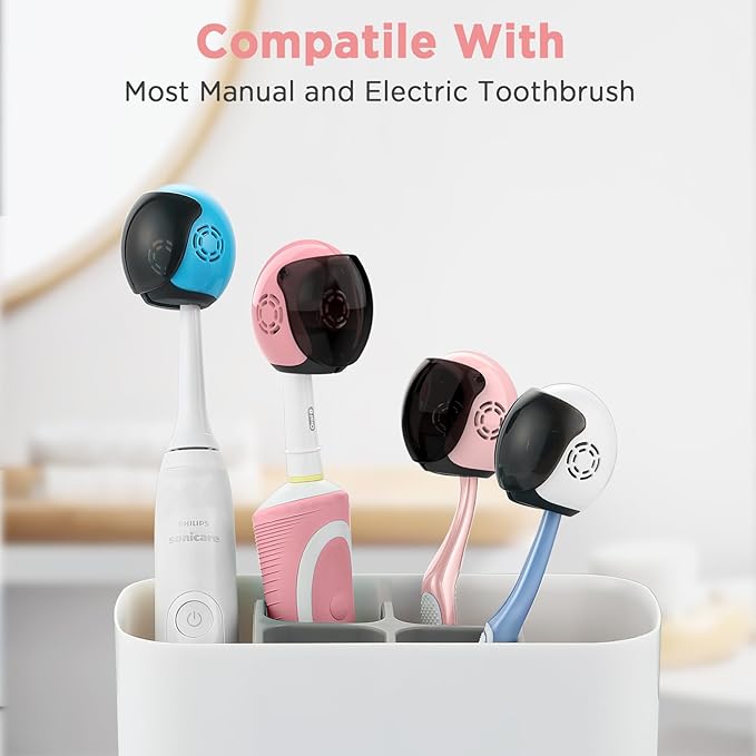 Helmet Toothbrush Covers Caps, Toothbrush Head Protector - Image 2