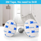 WINONLY Door Stopper, 4 Pack Magnetic Door Stop, Stainless Steel, Magnetic Door - Image 3