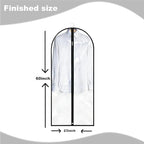 Dress Bags for Gowns Long, Suit Bag Cover for Storage and Travel, 2 Pack - Image 2