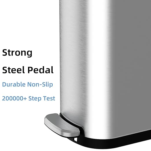 2.6 Gallon Slim Bathroom Trash Can - Image 7