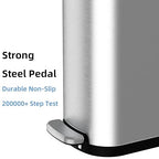 2.6 Gallon Slim Bathroom Trash Can - Image 7