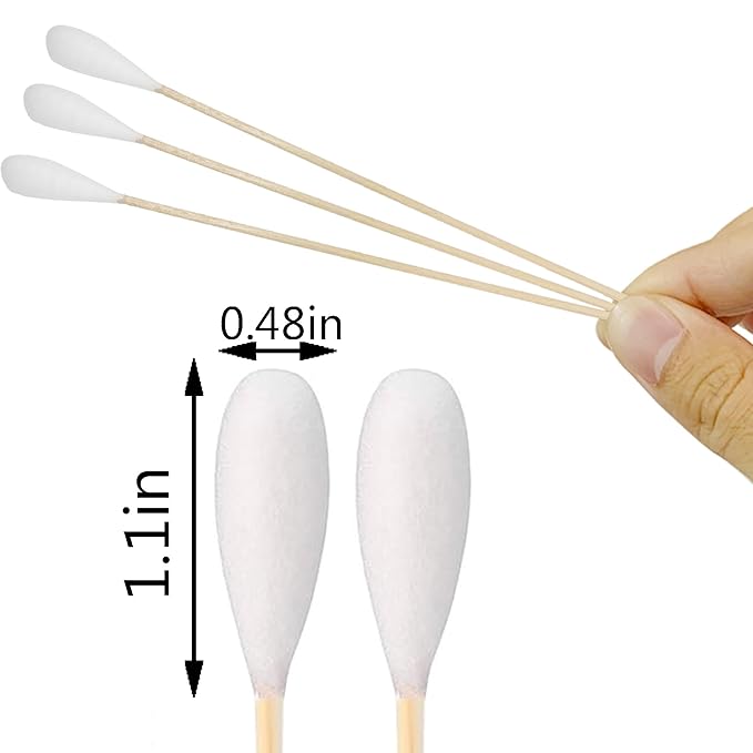 6 Inch Long Cotton Swabs 200pcs - Image 2