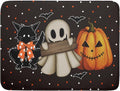 Giwawa 18"x24" Halloween Dish Drying Mat Spooky Pumpkin Ghost Black Cat Bats by Giwawa
